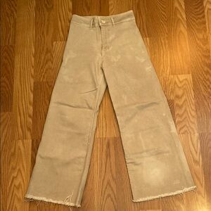 Women's Tan Jeans Zara us4